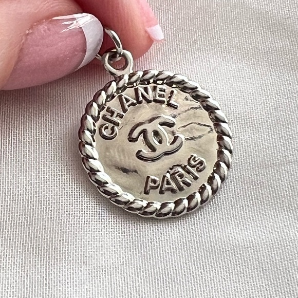 Chanel Silver Double Sided Charm - Picture 4 of 7